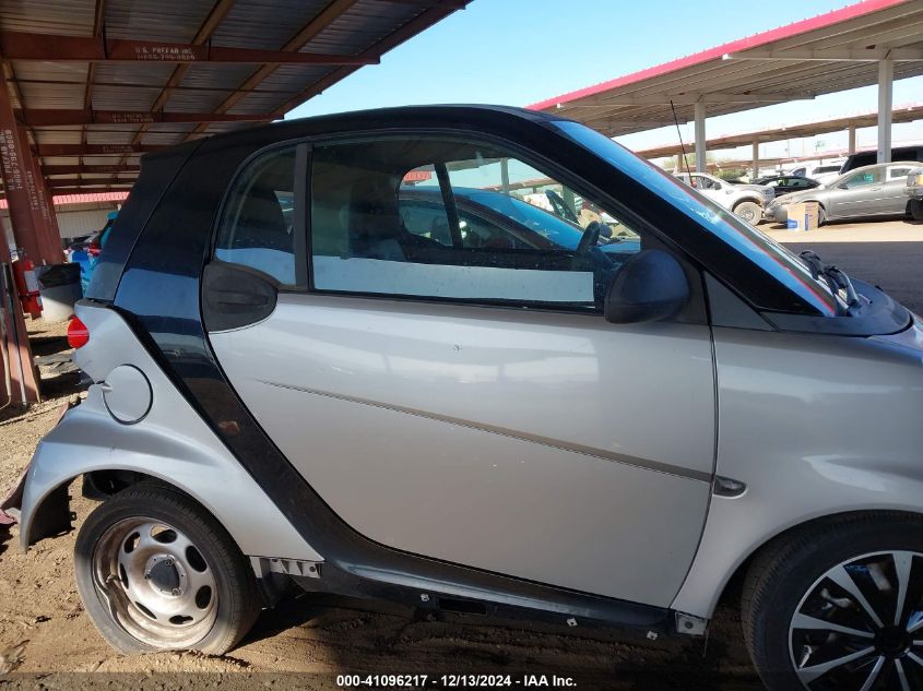 2013 Smart Fortwo Passion/Pure VIN: WMEEJ3BA9DK655098 Lot: 41096217