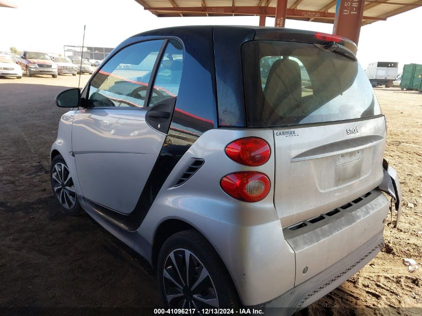 2013 Smart Fortwo Passion/Pure VIN: WMEEJ3BA9DK655098 Lot: 41096217