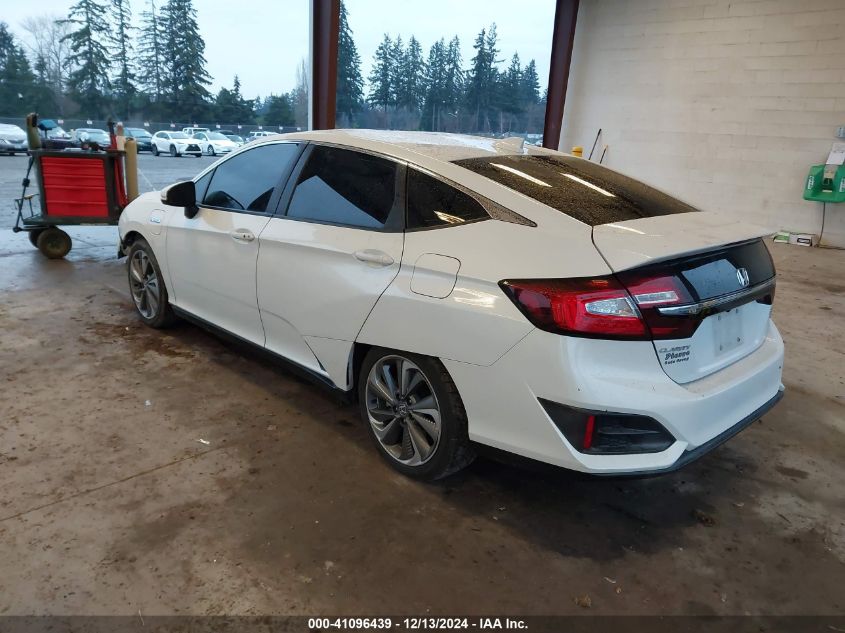 2018 Honda Clarity Plug-In Hybrid Touring VIN: JHMZC5F3XJC001636 Lot: 41096439