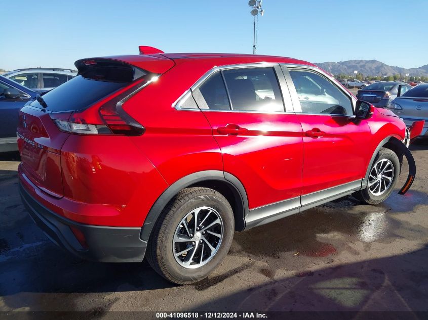 2022 Mitsubishi Eclipse Cross Es VIN: JA4ASUAA0NZ001837 Lot: 41096518