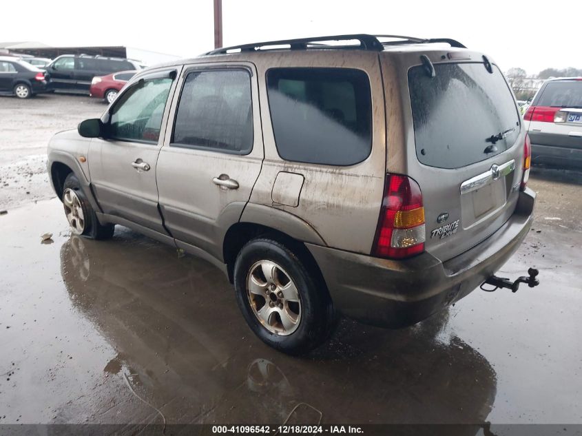 2001 Mazda Tribute Es V6/Lx V6 VIN: 4F2CU09141KM24526 Lot: 41096542