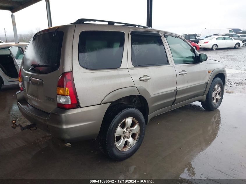 2001 Mazda Tribute Es V6/Lx V6 VIN: 4F2CU09141KM24526 Lot: 41096542