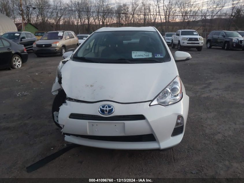 2014 Toyota Prius C Two VIN: JTDKDTB37E1074748 Lot: 41096760