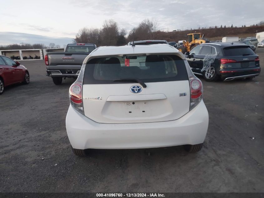 2014 Toyota Prius C Two VIN: JTDKDTB37E1074748 Lot: 41096760