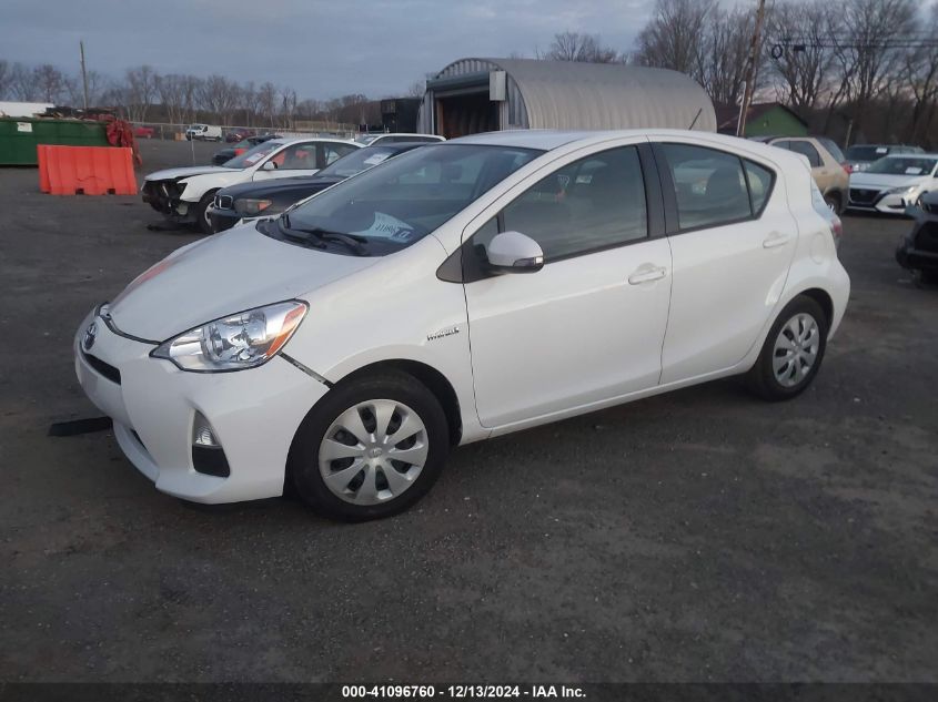 2014 Toyota Prius C Two VIN: JTDKDTB37E1074748 Lot: 41096760