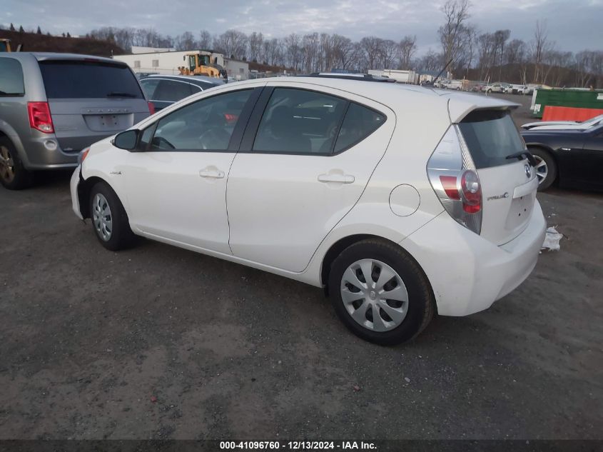 2014 Toyota Prius C Two VIN: JTDKDTB37E1074748 Lot: 41096760