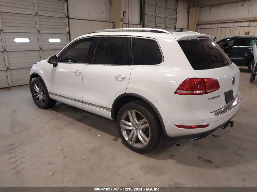 2013 Volkswagen Touareg Vr6 Executive VIN: WVGEF9BPXDD000861 Lot: 41097047