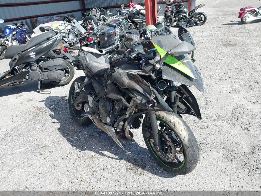 2019 Kawasaki Ex650 F VIN: JKAEXEK10KDA30936 Lot: 41097271