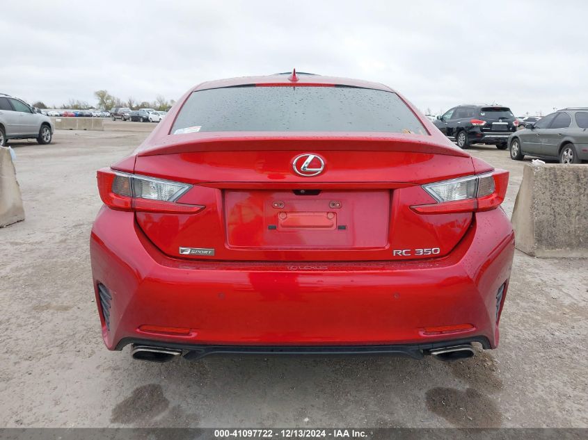 2016 Lexus Rc 350 VIN: JTHHE5BCXG5013813 Lot: 41097722