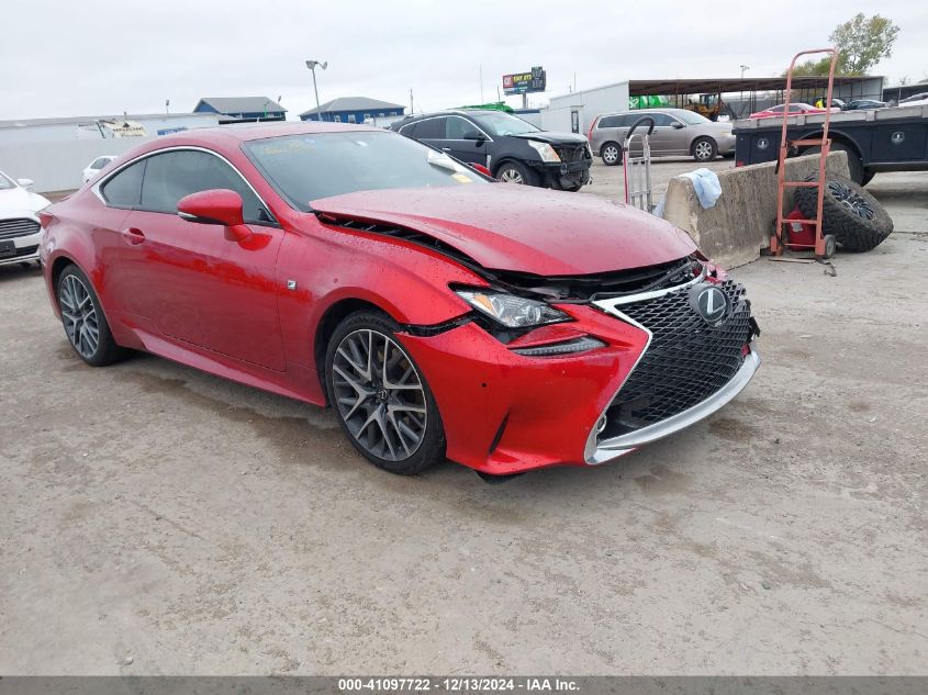 2016 Lexus Rc 350 VIN: JTHHE5BCXG5013813 Lot: 41097722