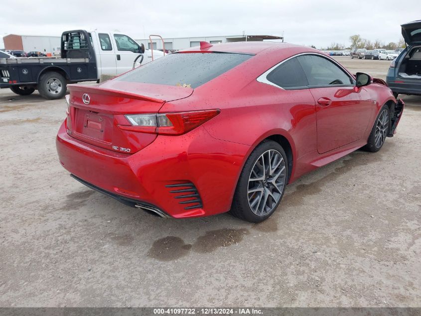 2016 Lexus Rc 350 VIN: JTHHE5BCXG5013813 Lot: 41097722