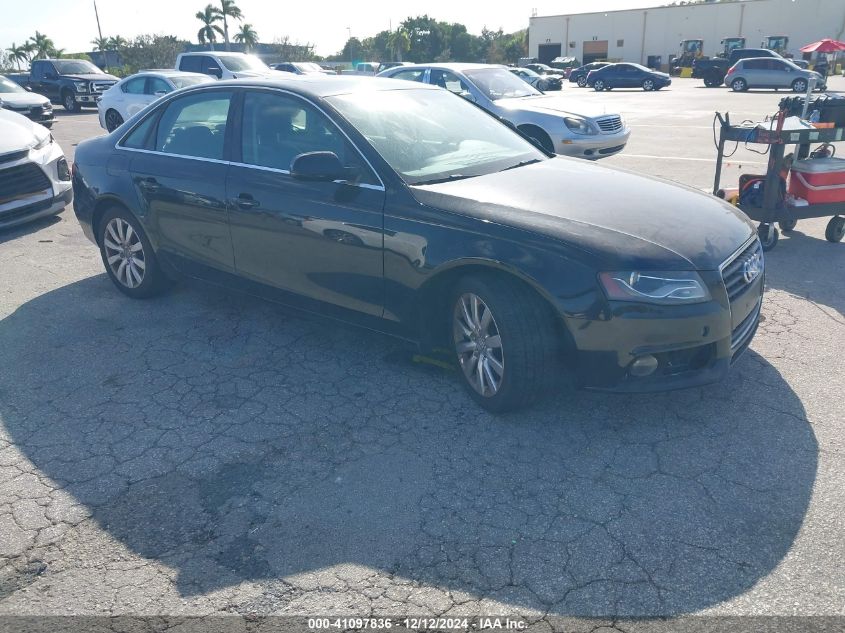 2010 Audi A4 2.0T Premium VIN: WAUHFAFL9AN055119 Lot: 41097836