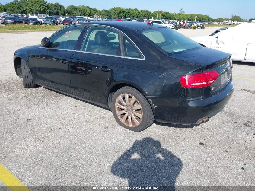 2010 Audi A4 2.0T Premium VIN: WAUHFAFL9AN055119 Lot: 41097836