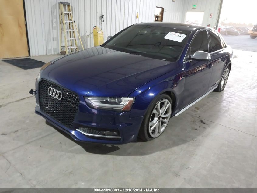 2013 Audi S4 3.0T Premium Plus VIN: WAUKGAFL7DA086111 Lot: 41098003