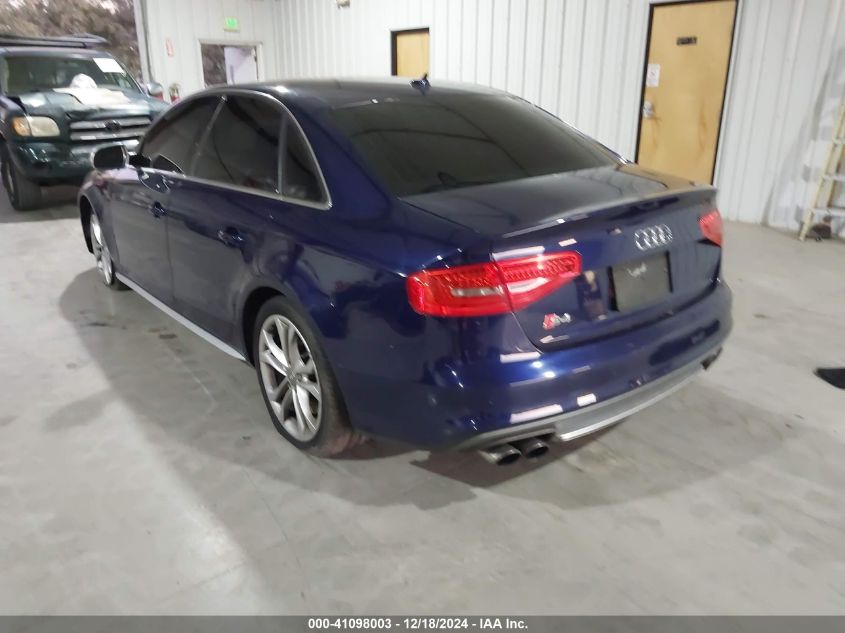 2013 Audi S4 3.0T Premium Plus VIN: WAUKGAFL7DA086111 Lot: 41098003