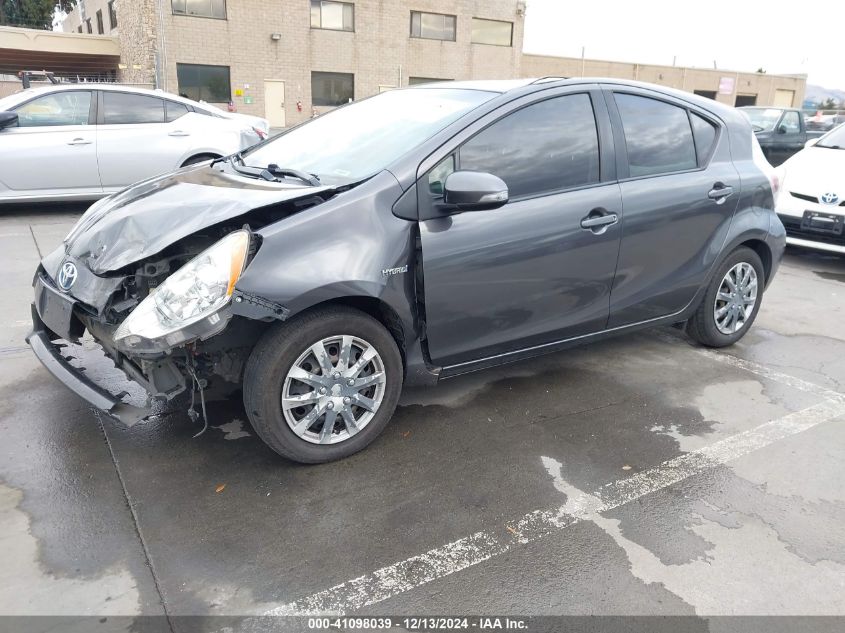 2013 Toyota Prius C Two VIN: JTDKDTB3XD1528408 Lot: 41098039