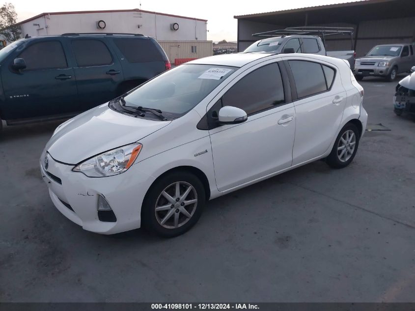 2013 Toyota Prius C Three VIN: JTDKDTB31D1545372 Lot: 41098101