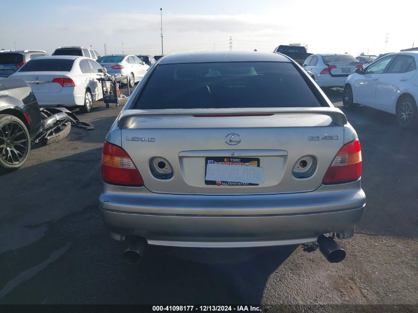 2002 Lexus Gs 430 Base (A5) VIN: JT8BL69S420009745 Lot: 41098177