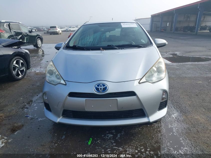 2012 Toyota Prius C Two VIN: JTDKDTB30C1504021 Lot: 41098283