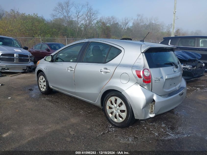 2012 Toyota Prius C Two VIN: JTDKDTB30C1504021 Lot: 41098283