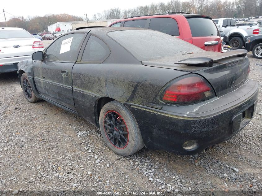 2000 Pontiac Grand Am Gt VIN: 1G2NW12E2YM744579 Lot: 41098582