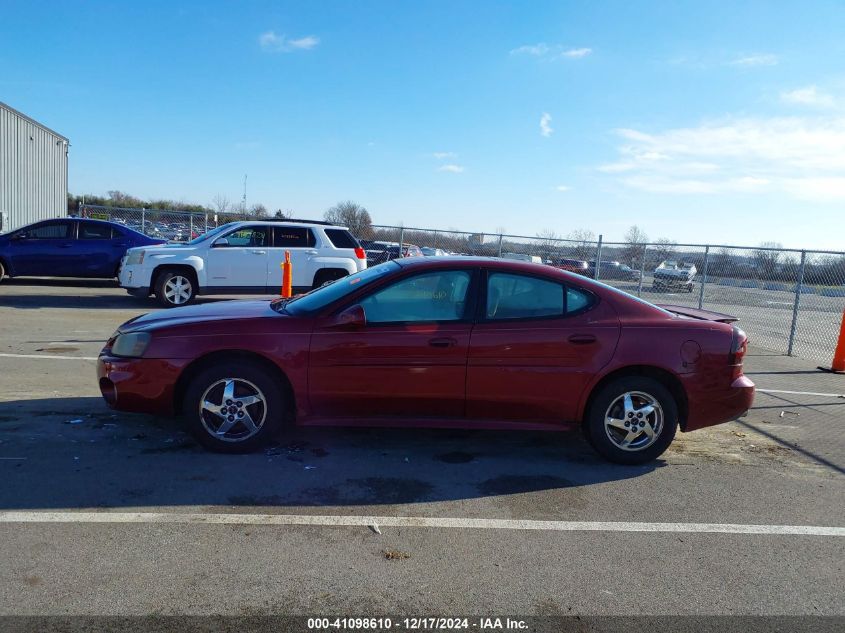 2004 Pontiac Grand Prix Gt2 VIN: 2G2WS522X41280332 Lot: 41098610