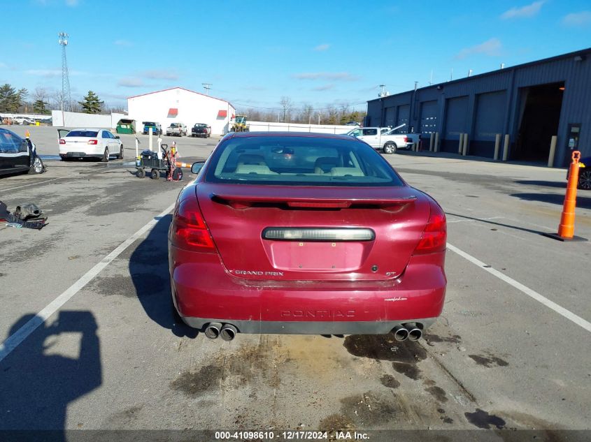 2004 Pontiac Grand Prix Gt2 VIN: 2G2WS522X41280332 Lot: 41098610