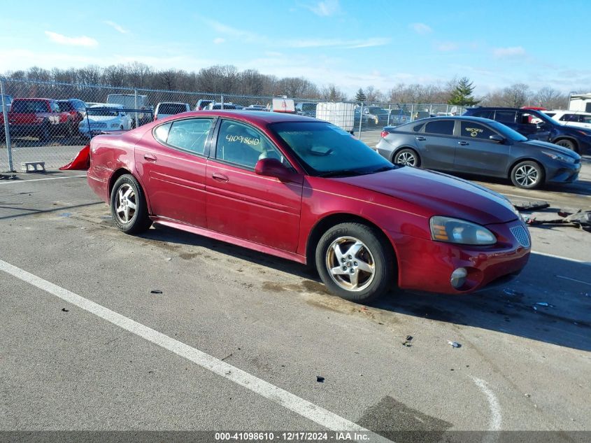 2004 Pontiac Grand Prix Gt2 VIN: 2G2WS522X41280332 Lot: 41098610