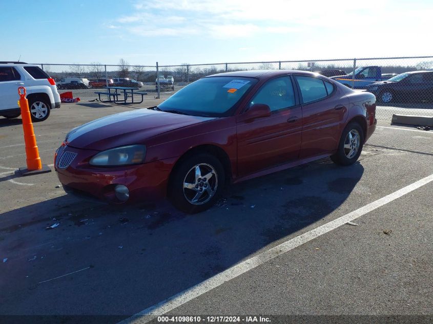 2004 Pontiac Grand Prix Gt2 VIN: 2G2WS522X41280332 Lot: 41098610