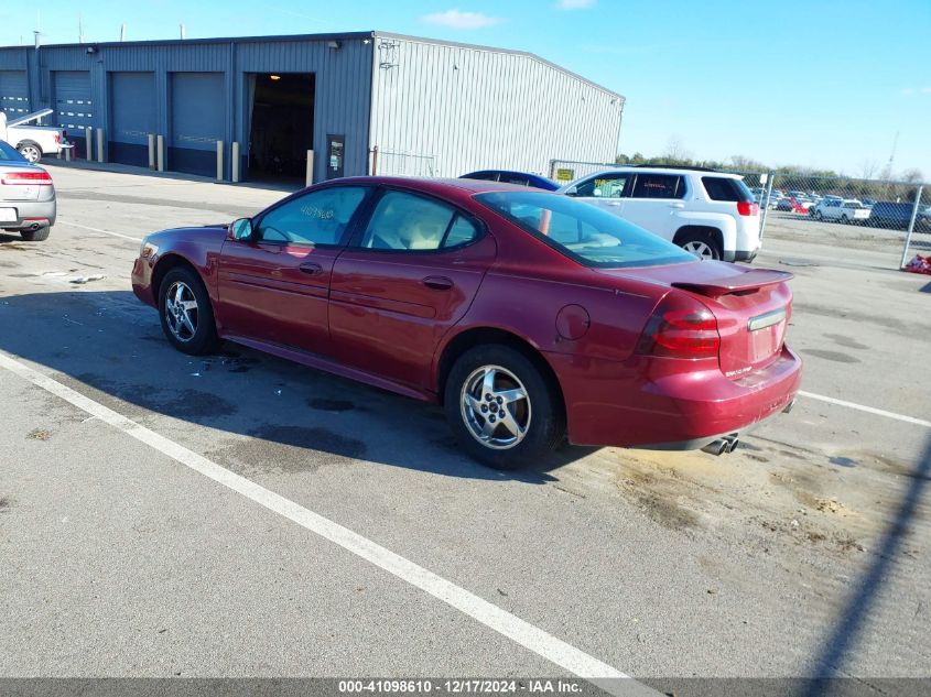 2004 Pontiac Grand Prix Gt2 VIN: 2G2WS522X41280332 Lot: 41098610