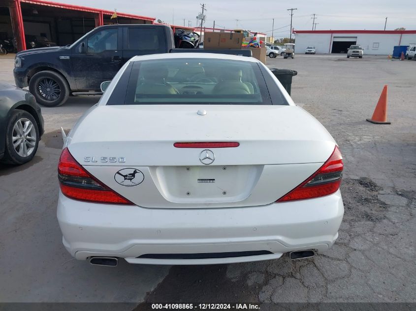 2009 Mercedes-Benz Sl 550 VIN: WDBSK71F29F156175 Lot: 41098865