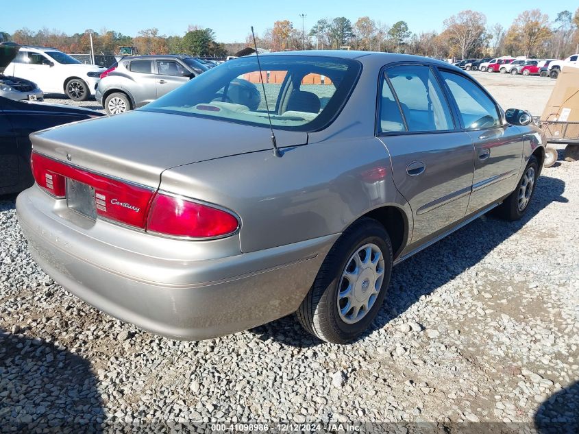 2003 Buick Century Custom VIN: 2G4WS52J131226978 Lot: 41098986