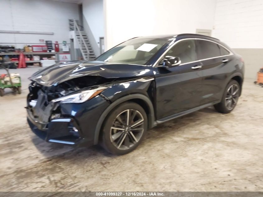 2022 Infiniti Qx55 Luxe Awd VIN: 3PCAJ5J3XNF113700 Lot: 41099327