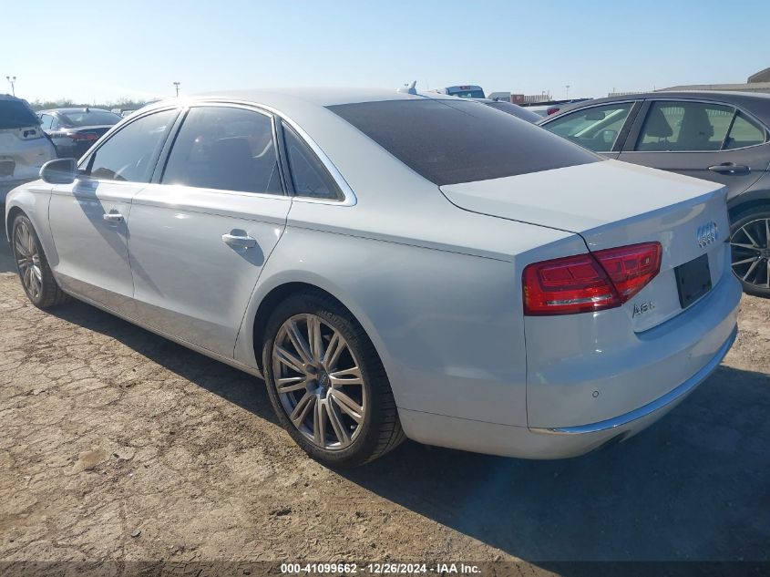 2014 Audi A8 L 3.0T VIN: WAURGAFDXEN006902 Lot: 41099662