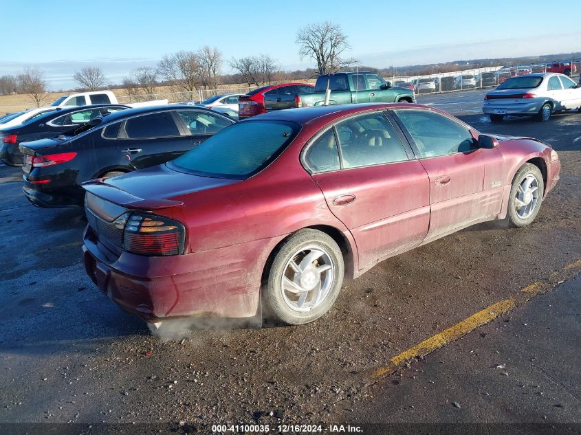 2000 Pontiac Bonneville Ssei VIN: 1G2HZ5414Y4292771 Lot: 41100035