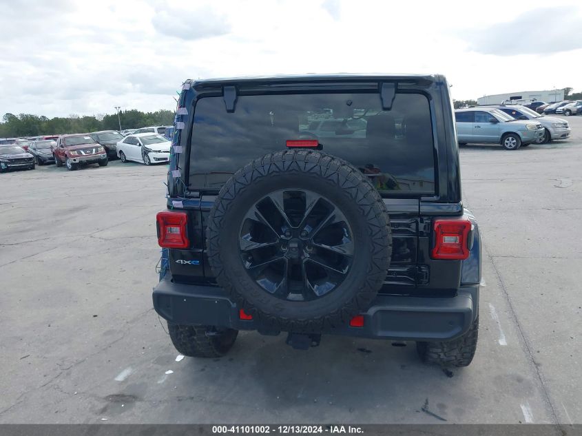 2021 Jeep Wrangler 4Xe Unlimited Sahara 4X4 VIN: 1C4JJXP62MW745582 Lot: 41101002