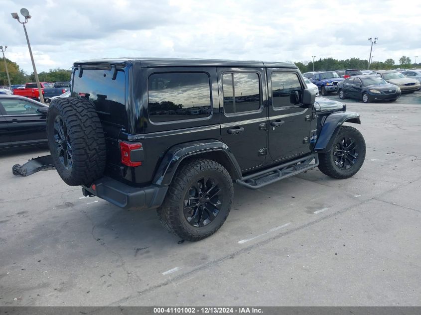 2021 Jeep Wrangler 4Xe Unlimited Sahara 4X4 VIN: 1C4JJXP62MW745582 Lot: 41101002