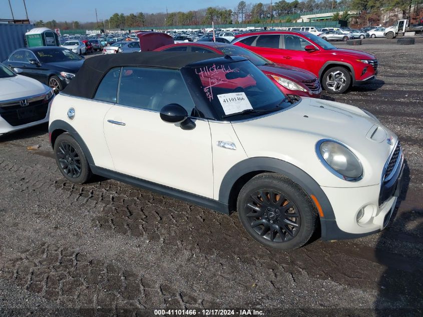 2017 Mini Convertible Cooper S VIN: WMWWG9C3XH3A92891 Lot: 41101466