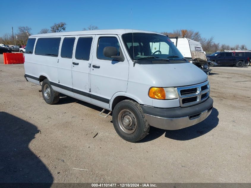 2001 Dodge Ram Wagon 3500 VIN: 2B5WB35Z11K522738 Lot: 41101477