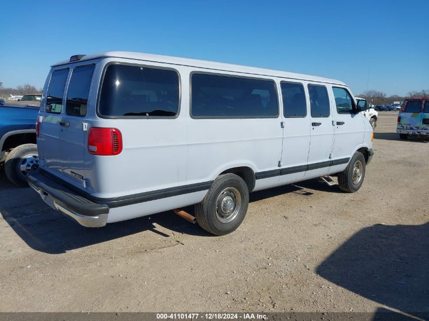 2001 Dodge Ram Wagon 3500 VIN: 2B5WB35Z11K522738 Lot: 41101477