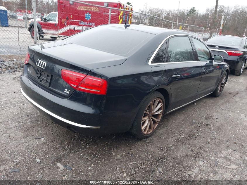 2011 Audi A8 L Quattro VIN: WAURVAFD3BN022666 Lot: 41101805