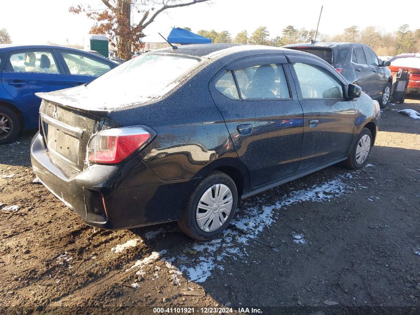 2022 Mitsubishi Mirage G4 Black Edition/Es/Le VIN: ML32FUFJ6NHF09345 Lot: 41101921