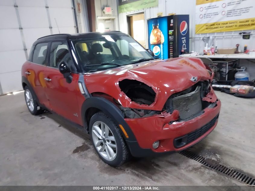 2013 Mini Countryman Cooper S VIN: WMWZC5C52DWP31922 Lot: 41102017