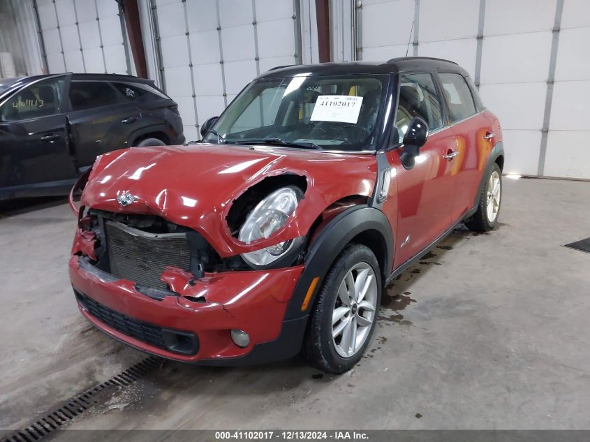 2013 Mini Countryman Cooper S VIN: WMWZC5C52DWP31922 Lot: 41102017