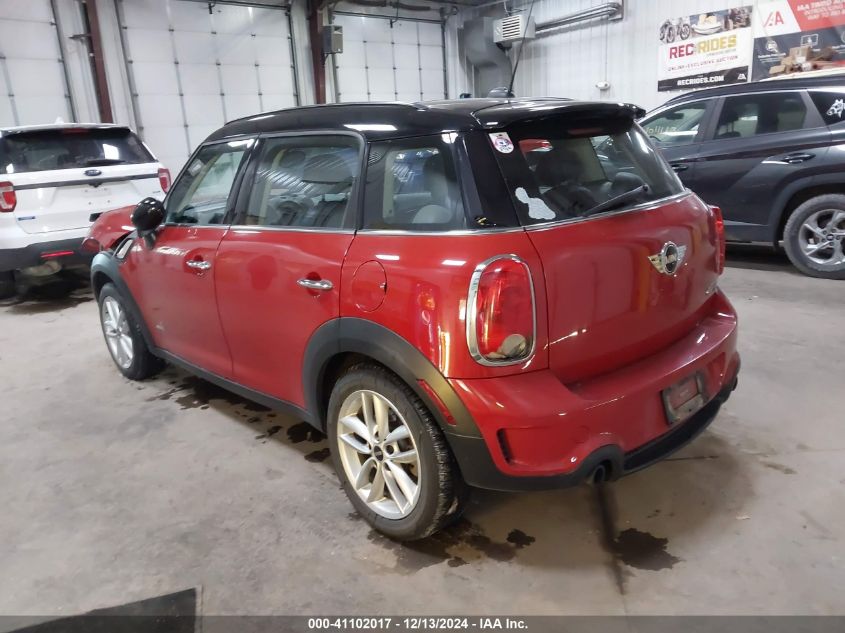 2013 Mini Countryman Cooper S VIN: WMWZC5C52DWP31922 Lot: 41102017