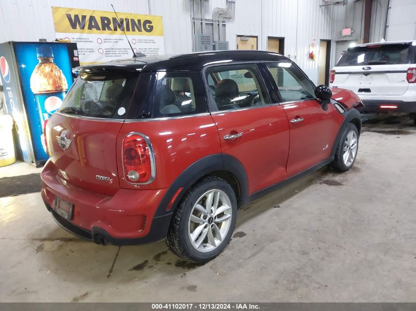 2013 Mini Countryman Cooper S VIN: WMWZC5C52DWP31922 Lot: 41102017