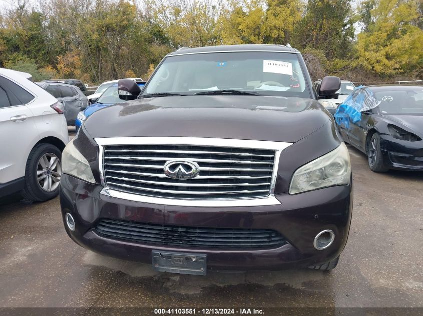 2012 Infiniti Qx56 VIN: JN8AZ2NFXC9518527 Lot: 41103551