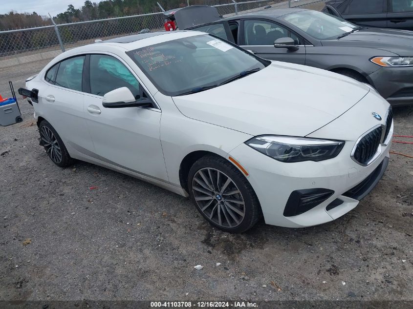 2021 BMW 228I Sdrive VIN: WBA53AK02M7J33272 Lot: 41103708