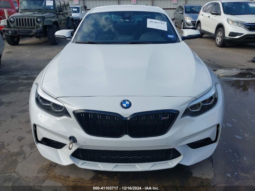 2020 BMW M2 Competition VIN: WBS2U7C02L7F31256 Lot: 41103717