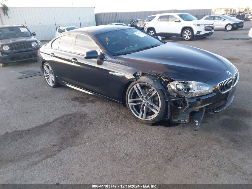 2015 BMW 640 VIN: WBA6A0C54FD318863 Lot: 41103747